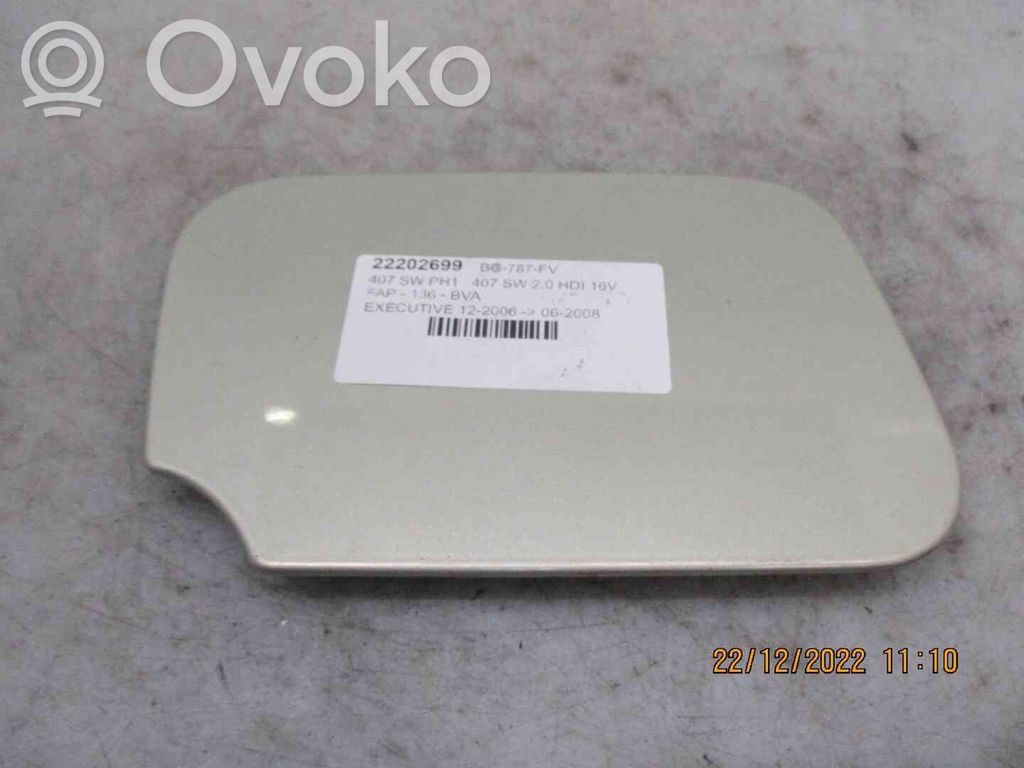 Peugeot 407 Sportello del serbatoio del carburante