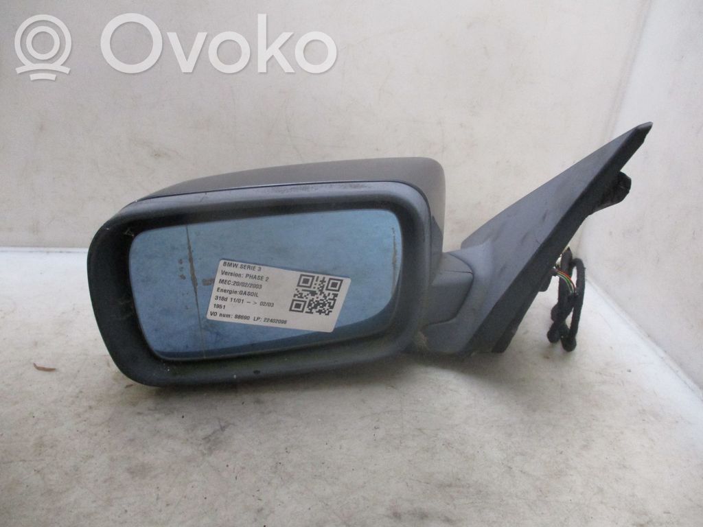 BMW 3 E46 Elektryczne lusterko boczne drzwi przednich 