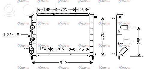 Renault Clio II Radiator lichid răcire