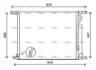 Chevrolet Aveo Radiator răcire A/C (condensor) 