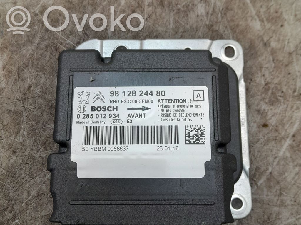 Citroen C4 Cactus Centralina/modulo airbag 