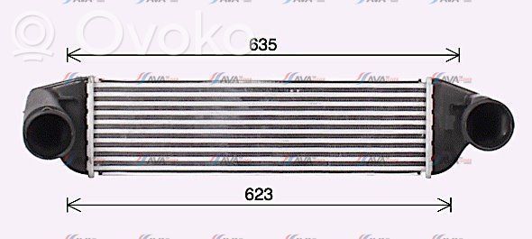 BMW X3 E83 Radiatore intercooler