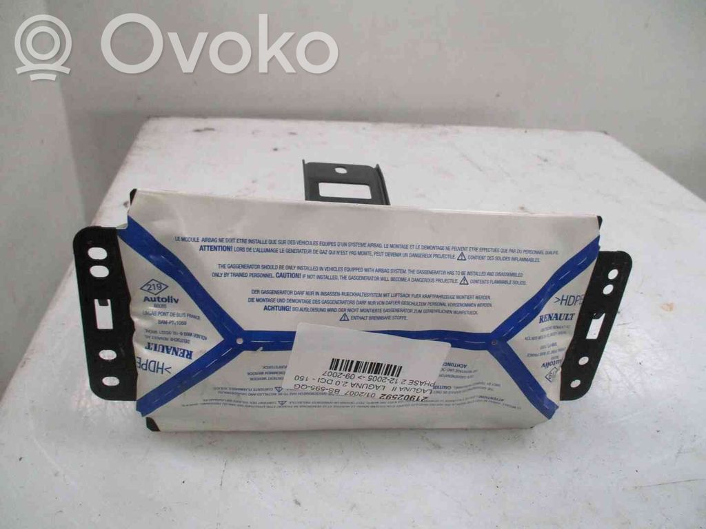 Renault Laguna II Poduszka powietrzna Airbag pasażera 
