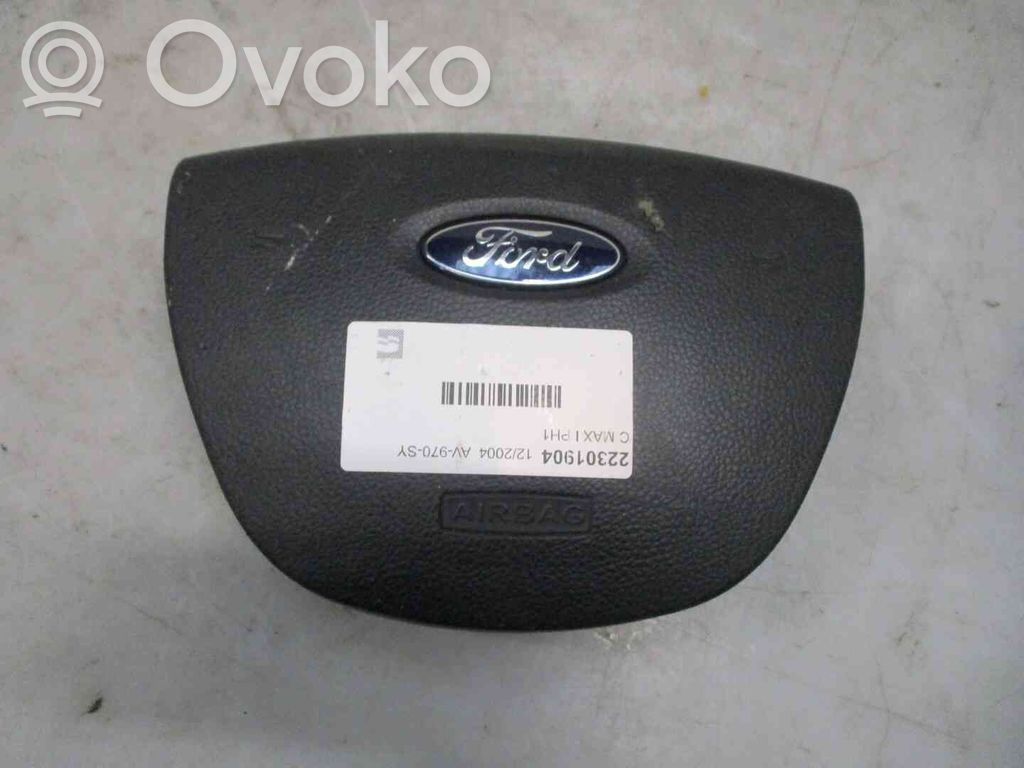 Ford Focus C-MAX Poduszka powietrzna Airbag kierownicy 