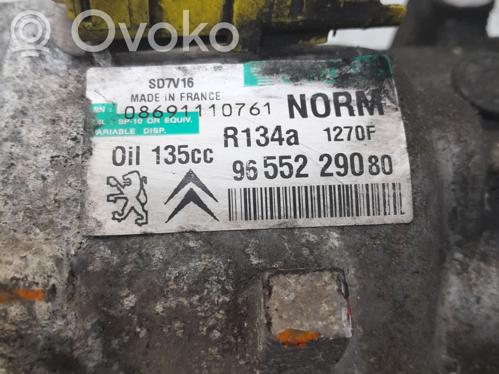 Air conditioning (A/C) compressor (pump)   9655229080,22202743,9705395,VDMS4