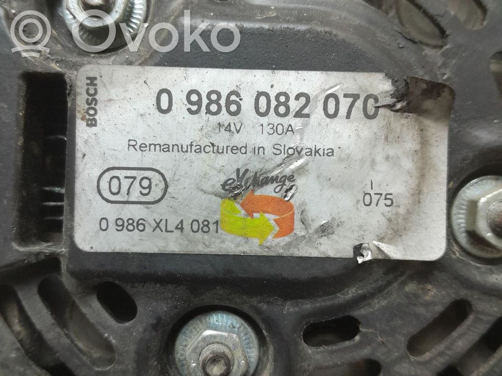 Alternator   0986082070,0986082070,16498082,22503031,VDMS4