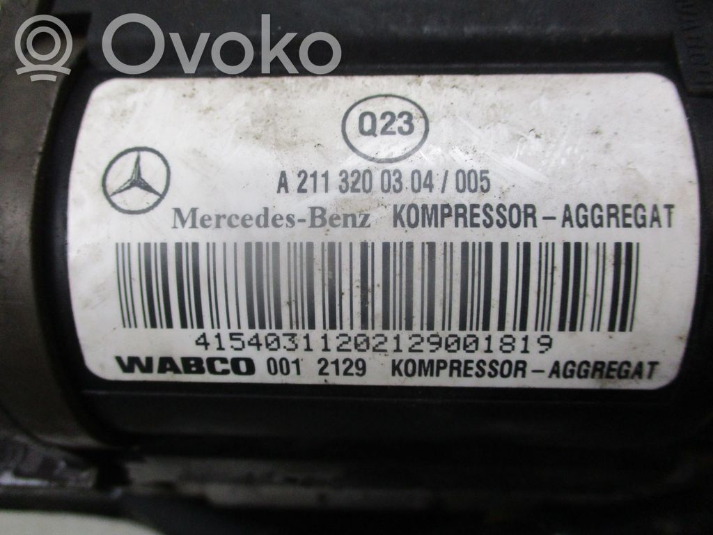 Mercedes-Benz E W211 Compresor de la suspensión neumática 
