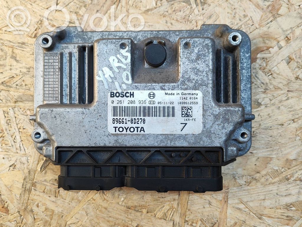 Toyota Yaris Engine control unit/module 