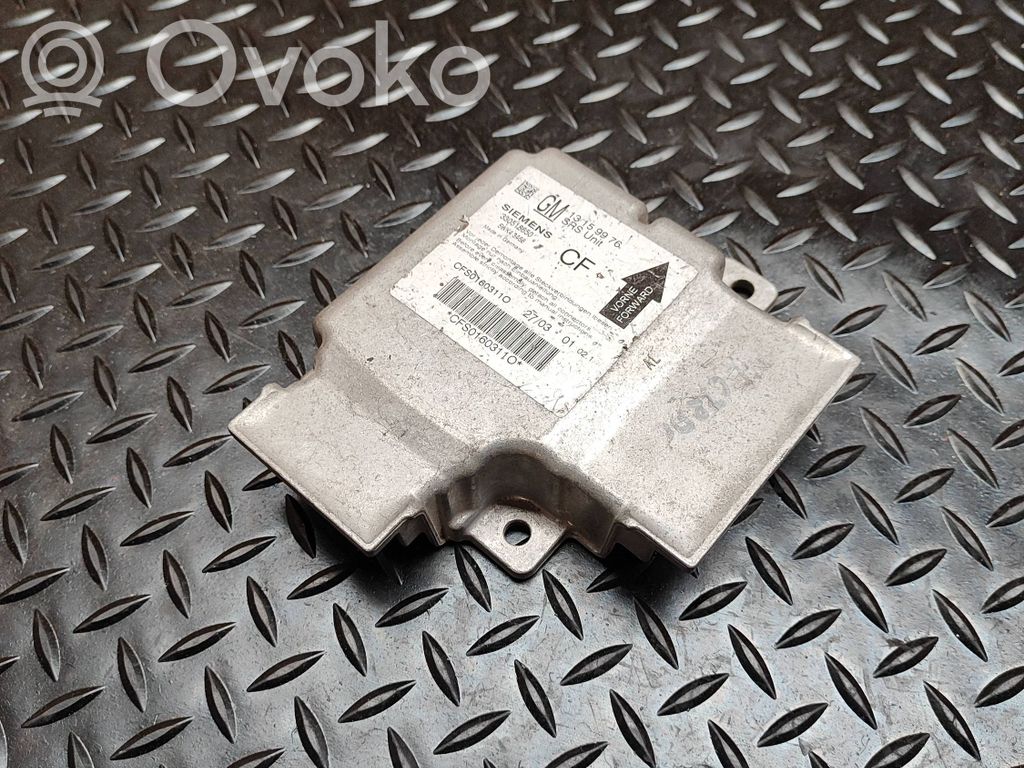 Opel Vectra C Airbag control unit/module 