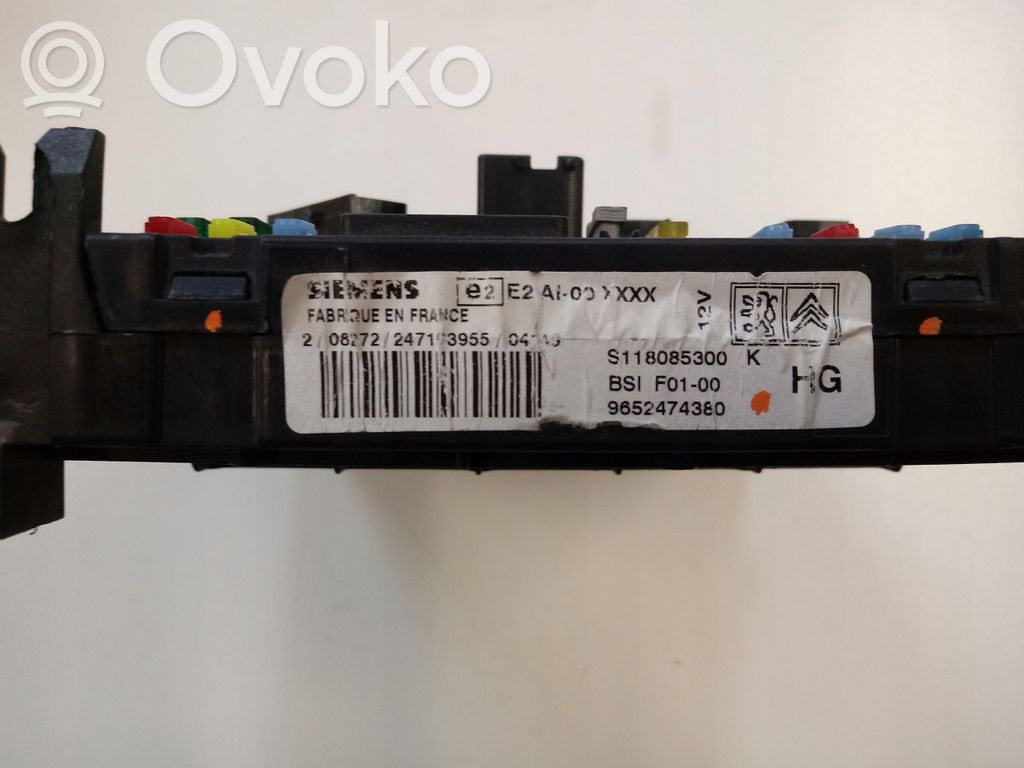 Citroen C3 Unité de commande, module ECU de moteur 