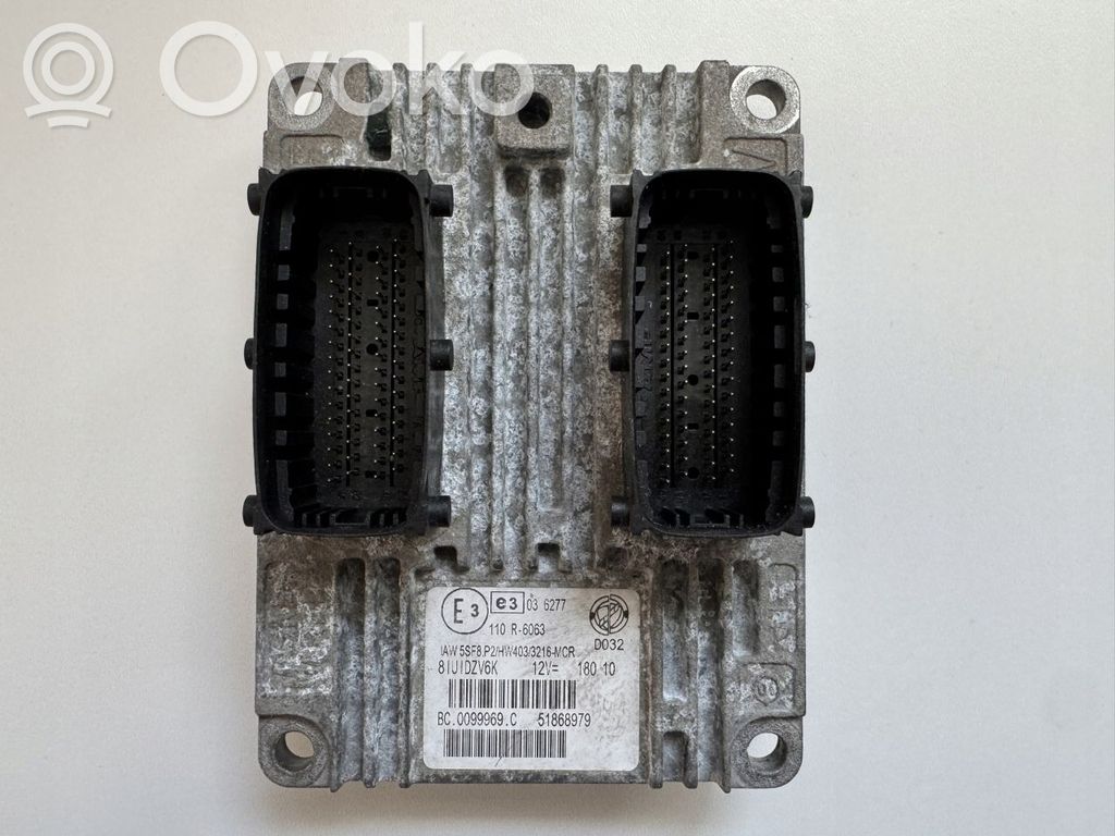 Fiat Grande Punto Komputer / Sterownik ECU silnika 