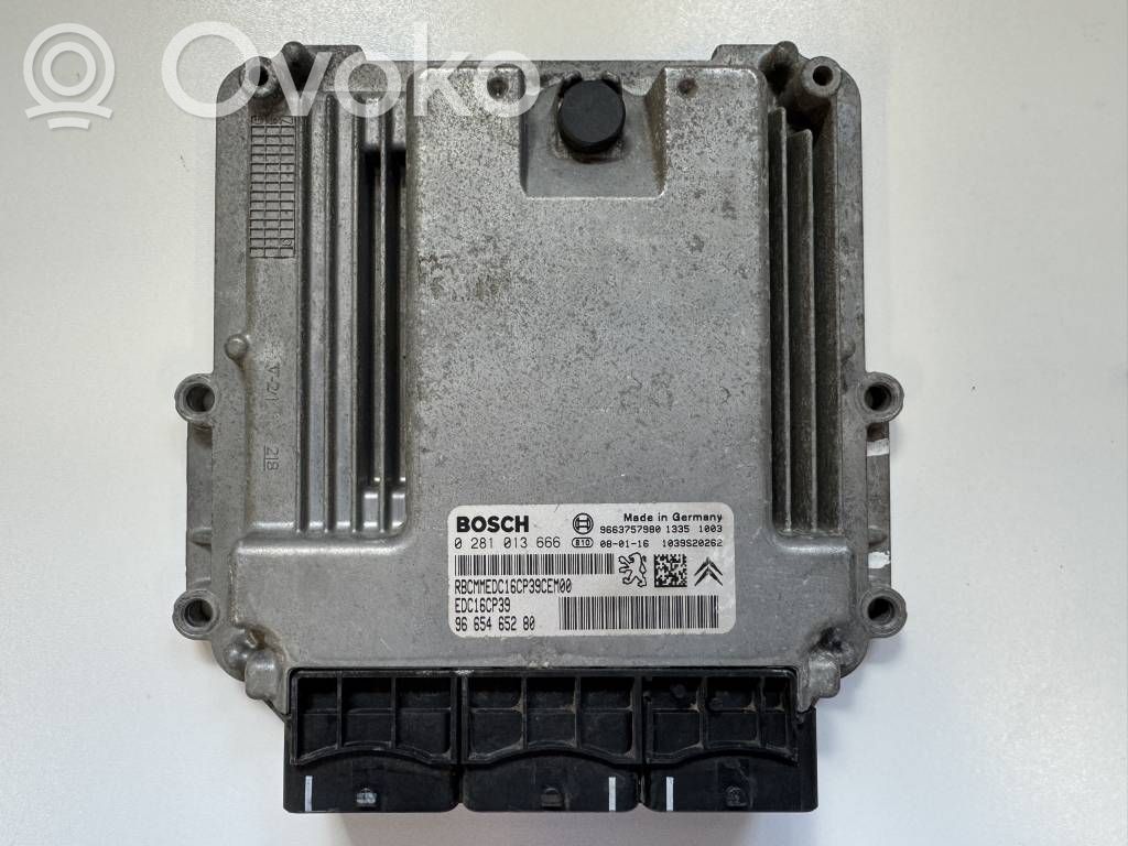 Citroen C-Crosser Engine control unit/module 