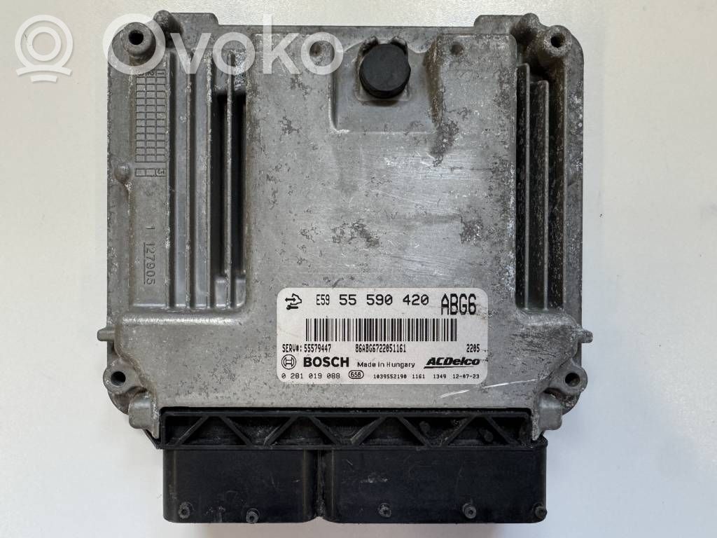 Engine control unit/module   55590420,55579447,0281019088
