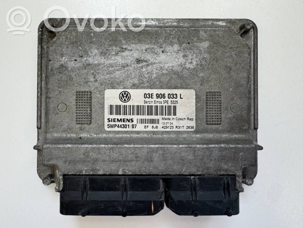 Engine control unit/module   03E906033L,5WP4430107,3PE5325