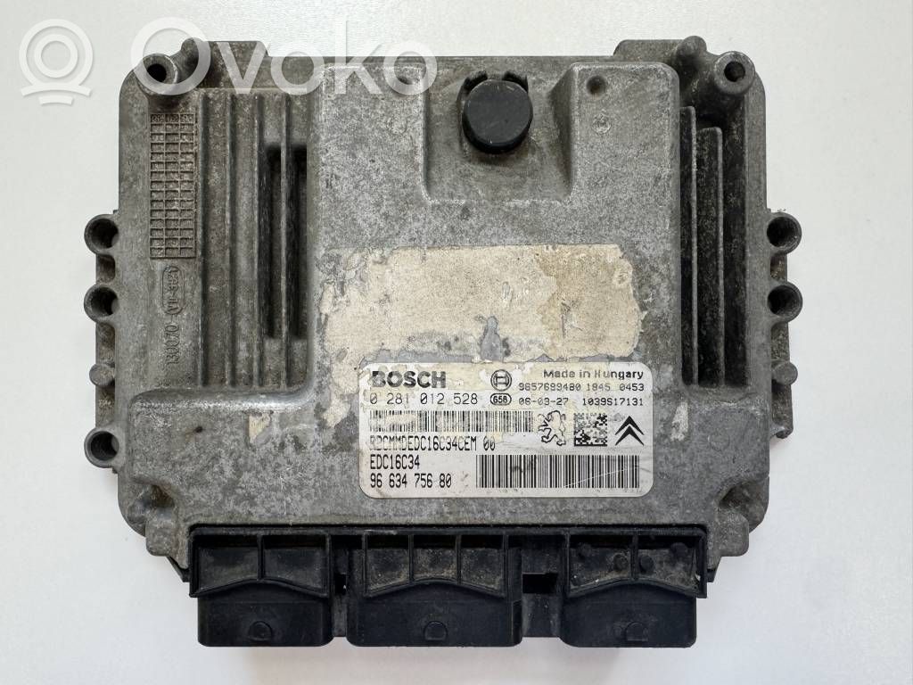 Peugeot 207 Engine control unit/module 