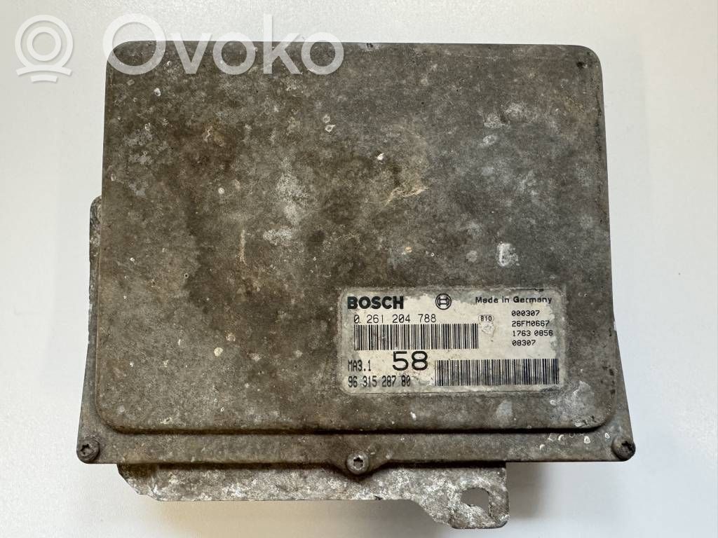 Citroen Saxo Engine control unit/module 