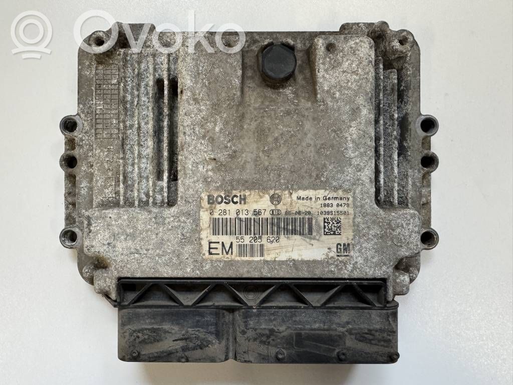 Engine control unit/module   0281013567,55205620,1039S15501