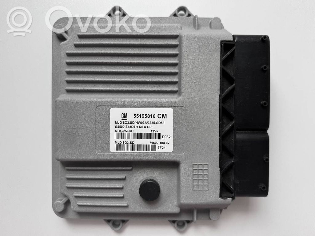 Opel Corsa D Engine control unit/module 