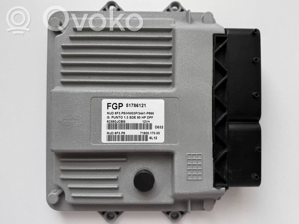 Fiat Punto (199) Engine control unit/module 