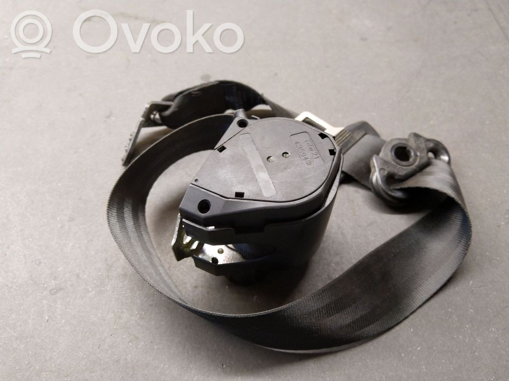 Volkswagen Polo IV 9N3 Pas bezpieczeństwa fotela tylnego 
