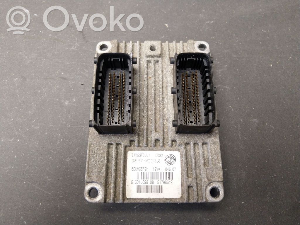 Engine control unit/module   51798649,6160109808