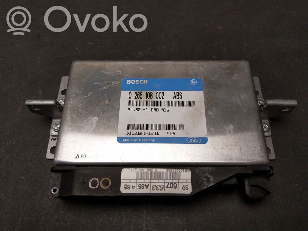 ABS control unit/module   0265108002,34521090916