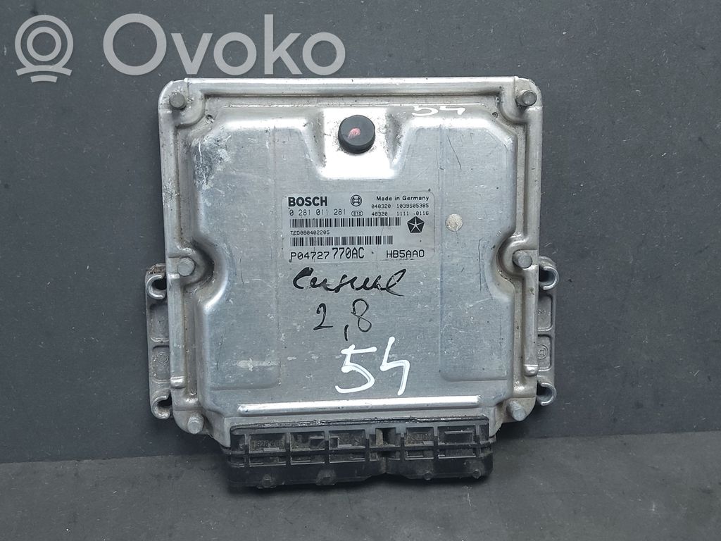 Chrysler Voyager Engine control unit/module ECU 