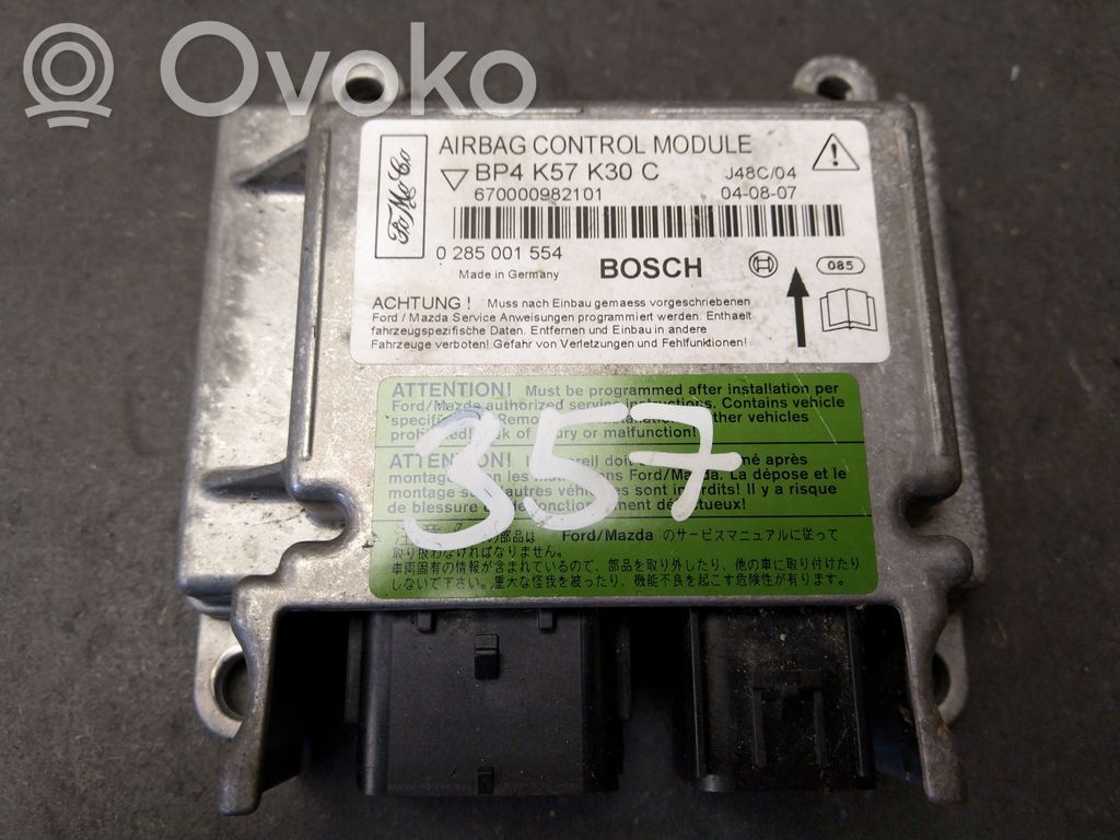 Mazda 2 Airbag control unit/module 
