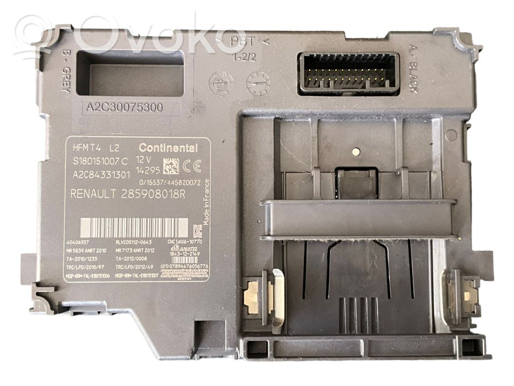 Renault Captur Ignition lock 