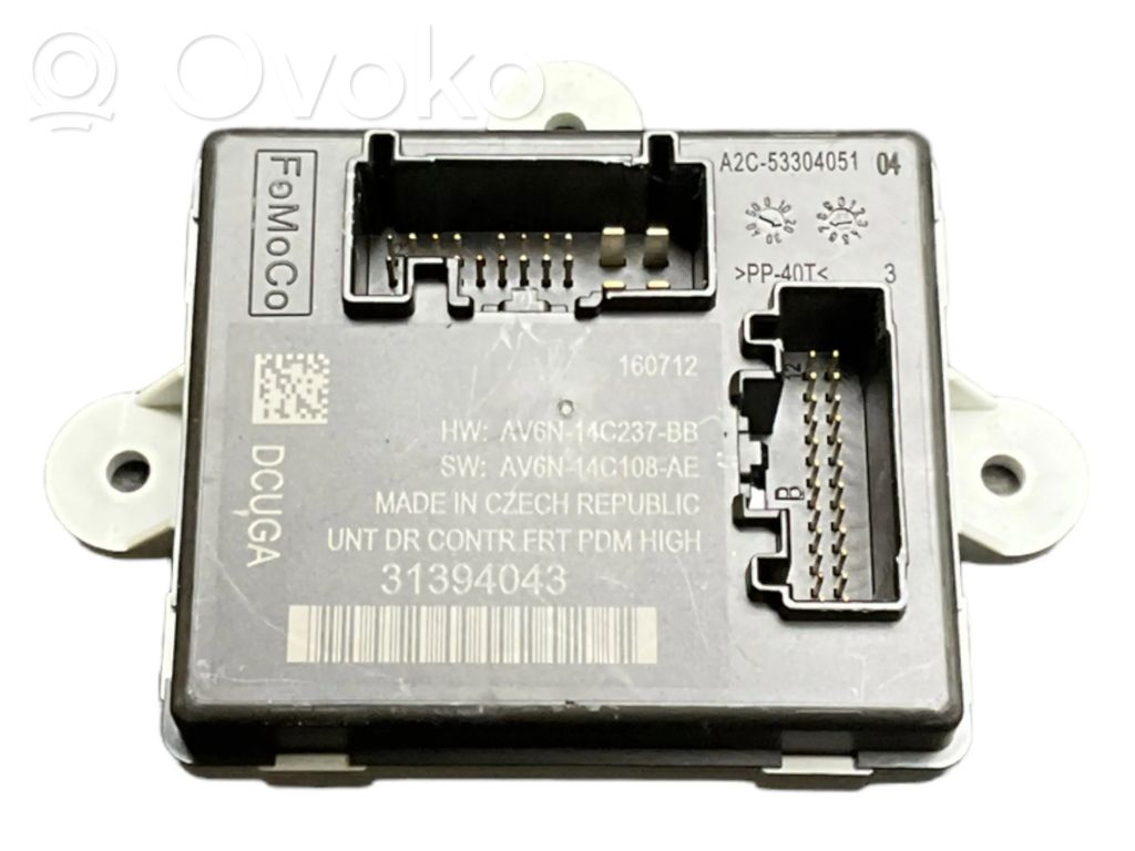 Volvo S60 Unité de commande module de porte 