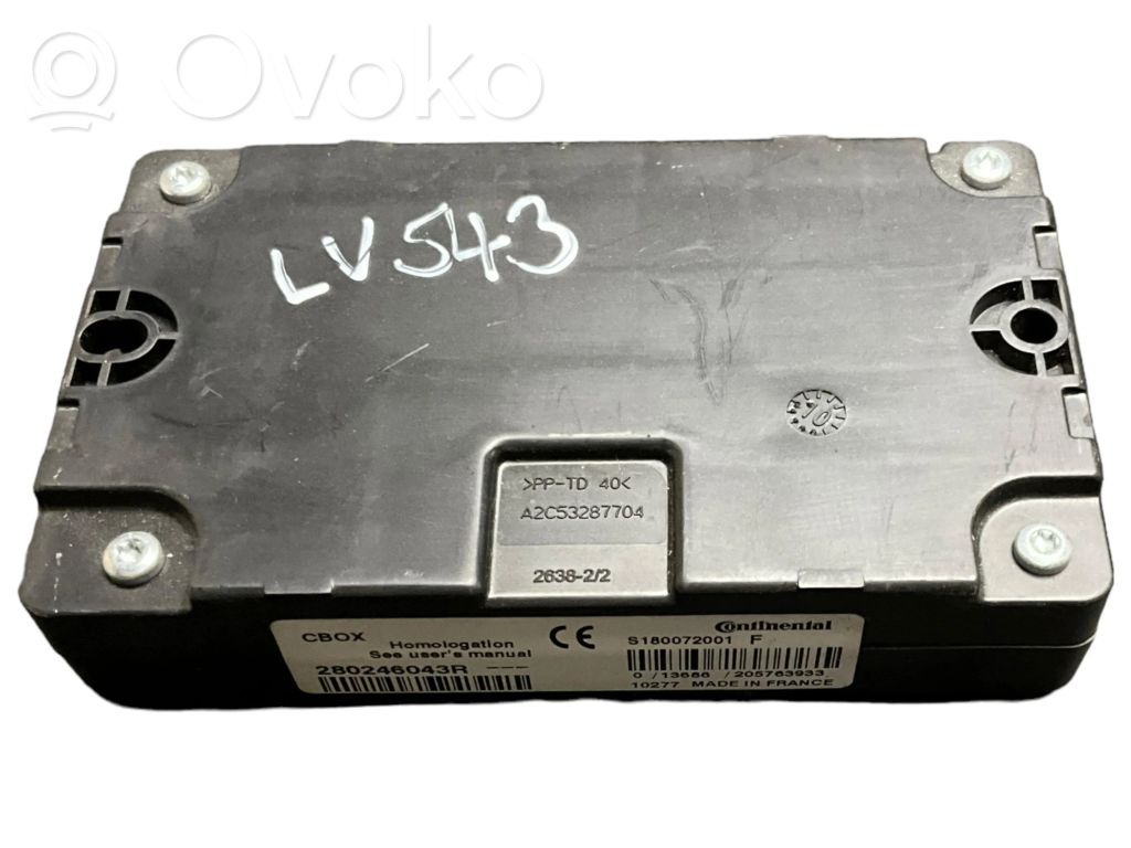Renault Scenic III -  Grand scenic III GPS navigation control unit/module 