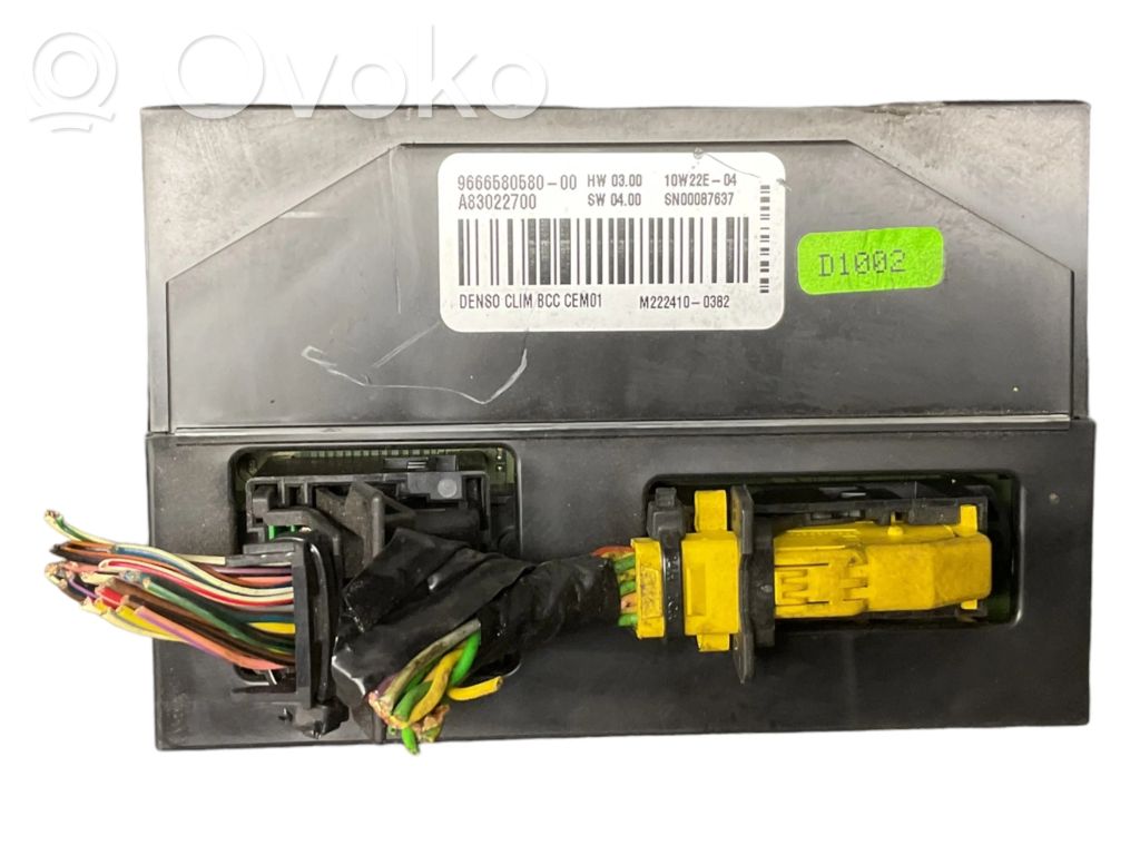 Citroen C4 I Picasso Comfort/convenience module 