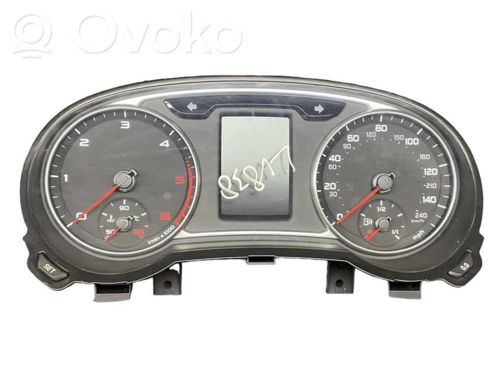 Audi A1 Speedometer (instrument cluster) 