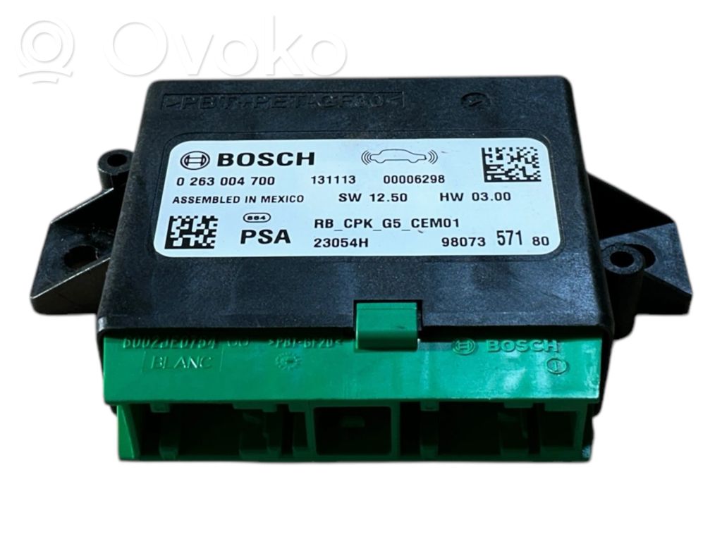 Sterownik / Moduł parkowania PDC   0263004700,9807357180