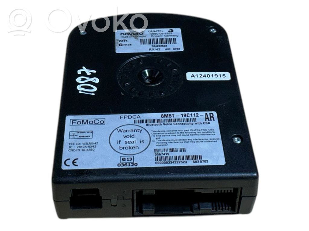 Ford Focus Bluetooth control unit module 