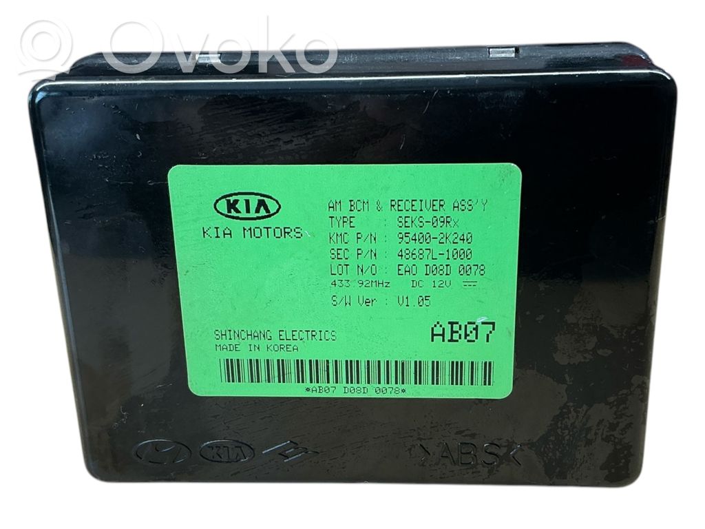 KIA Soul Sterownik / Moduł komfortu 
