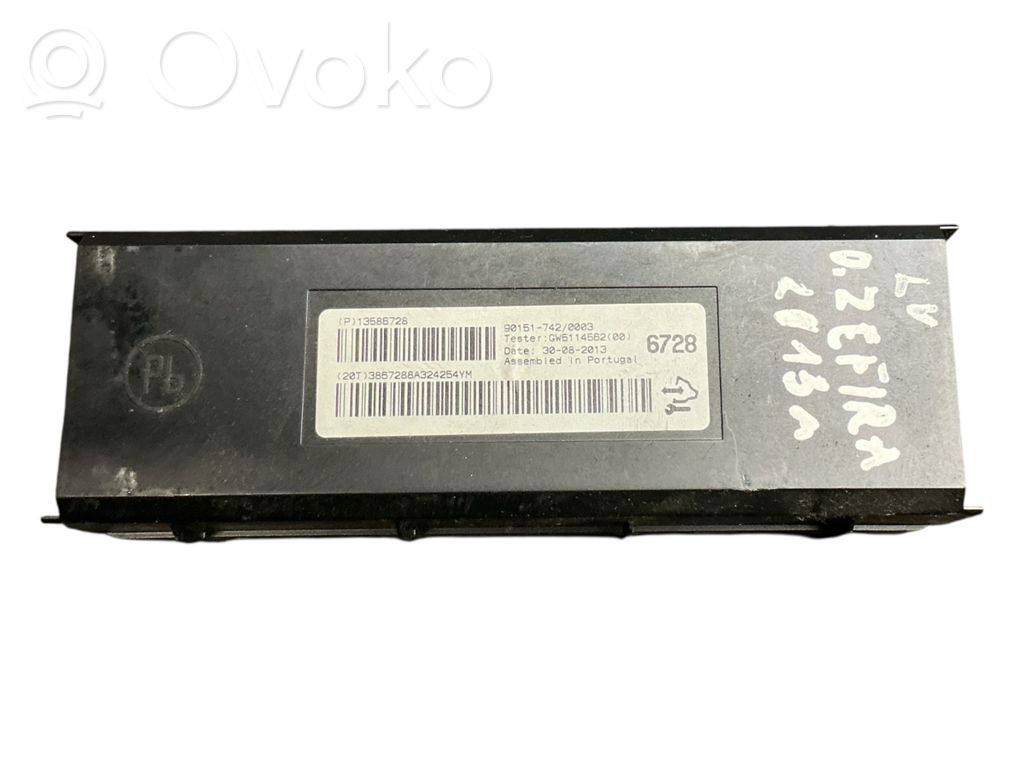 Opel Zafira C Comfort/convenience module 