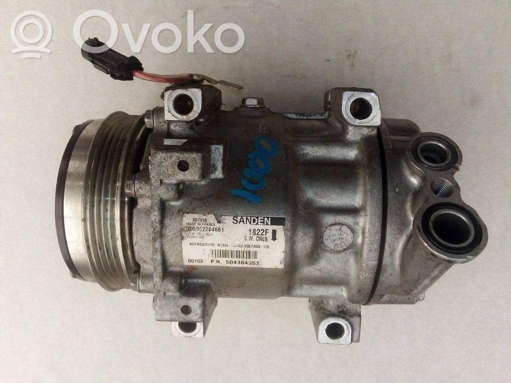 Air conditioning (A/C) compressor (pump)   05967204661,1822F,504384357