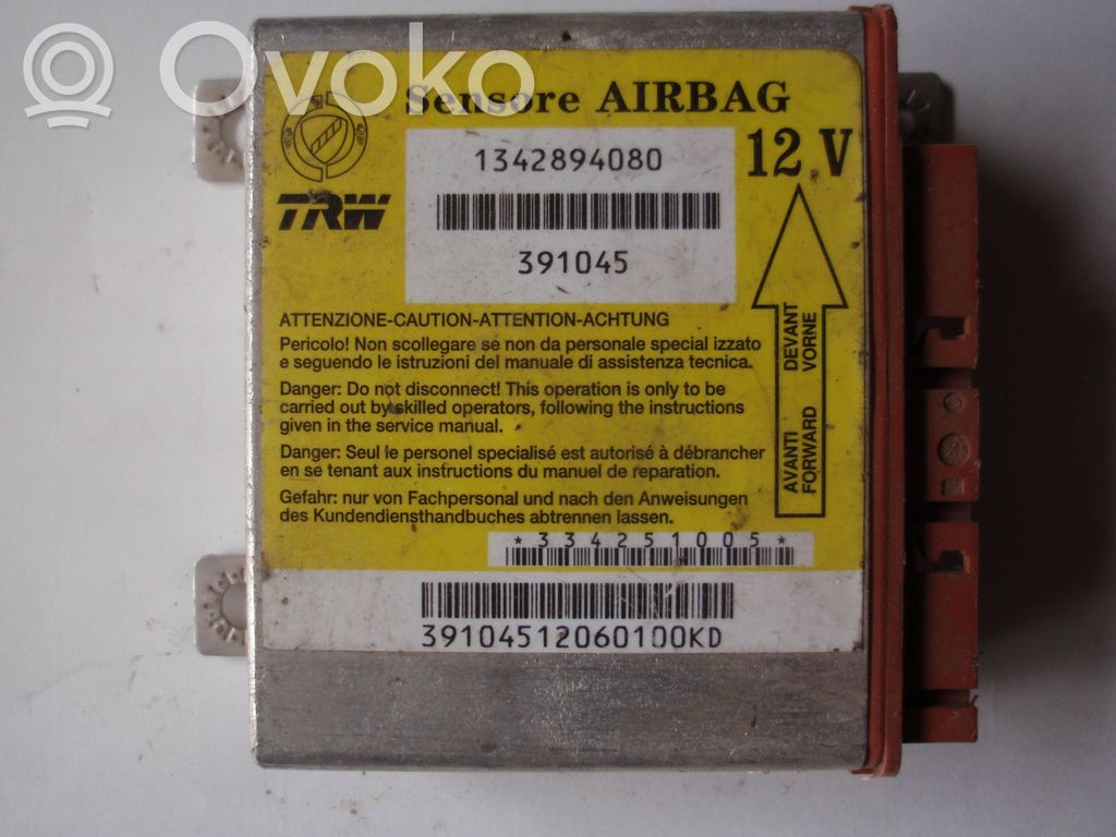 Sterownik / Moduł Airbag   1342894080,391045,39104512060100KD