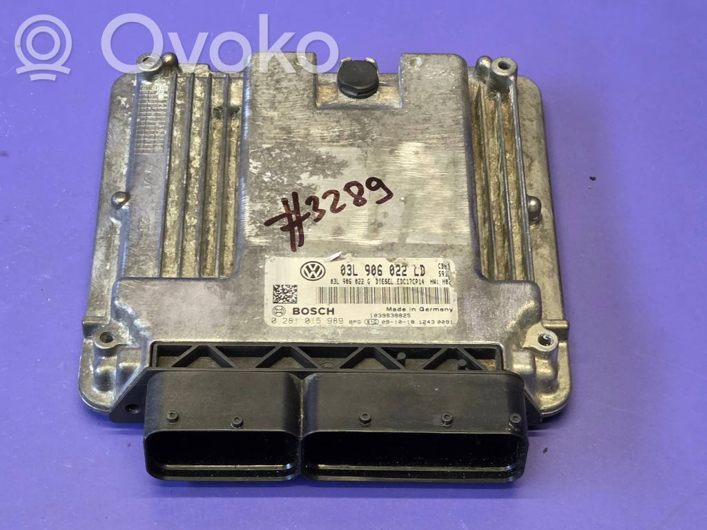 Volkswagen Golf SportWagen Engine control unit/module 