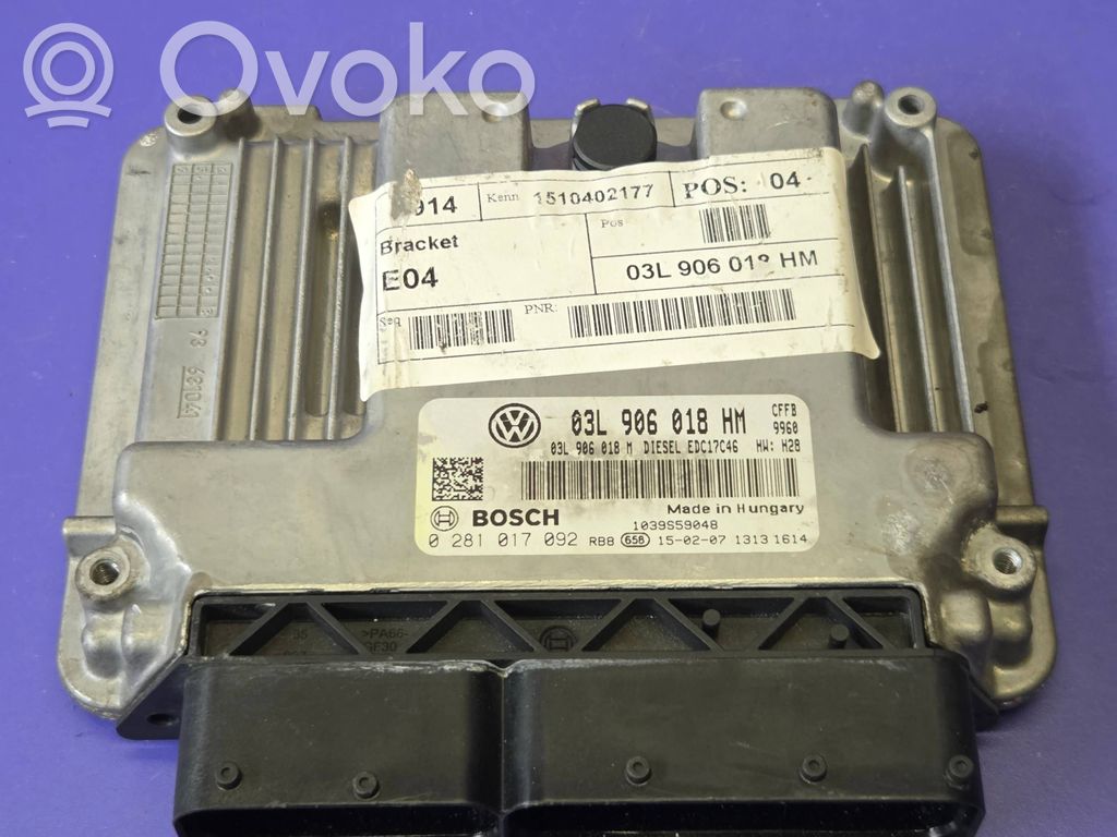 Seat Alhambra (Mk2) Engine control unit/module 