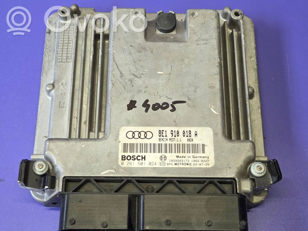 Audi A4 S4 B6 8E 8H Engine control unit/module 
