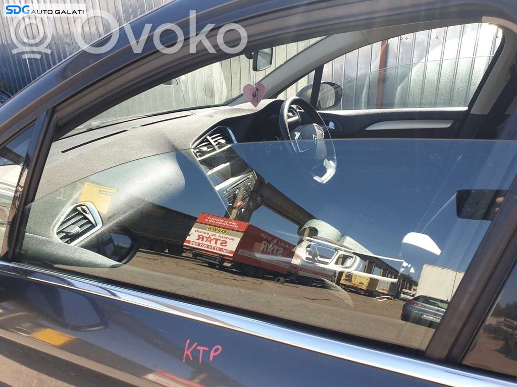 Citroen C4 II Geam ușă față patru uși 