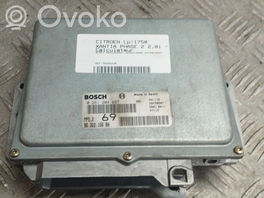Citroen Xantia Блок управления двигателя 