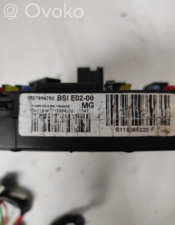 Peugeot 206+ Juego de cerradura y set ECU del motor 