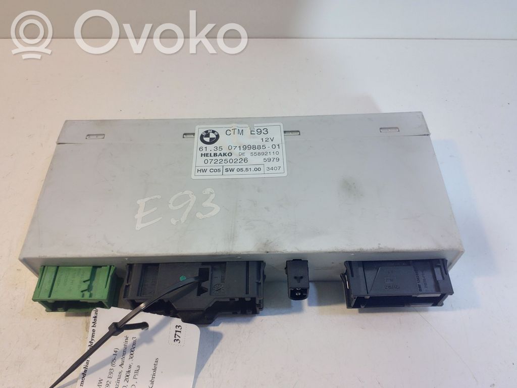 BMW 3 E92 E93 Sunroof control unit/module 