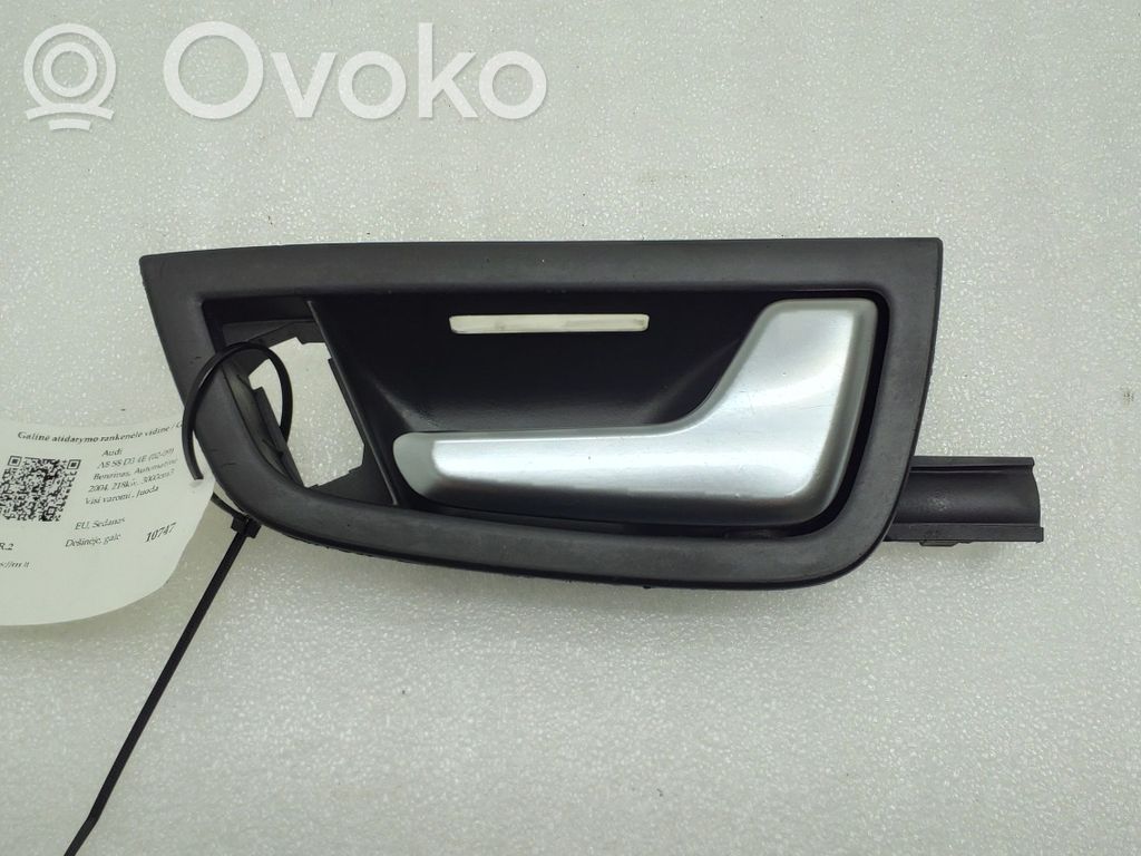 Audi A8 S8 D3 4E Rear door interior handle 