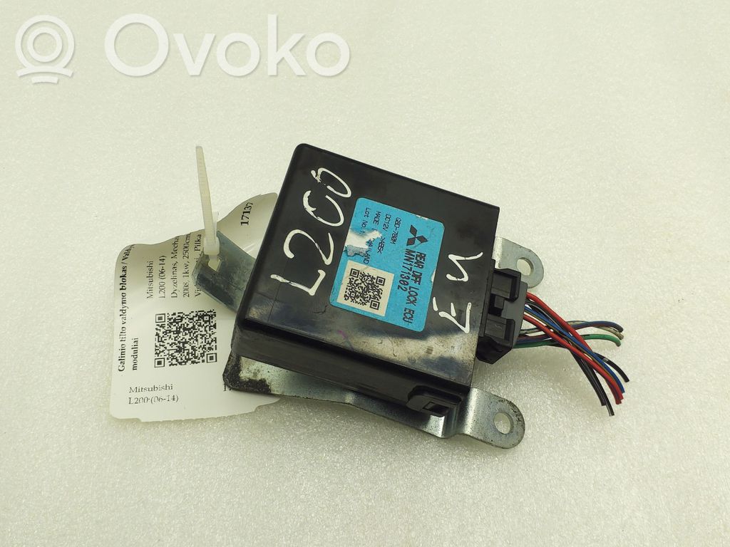 Mitsubishi L200 Torque split ecu control unit/module 