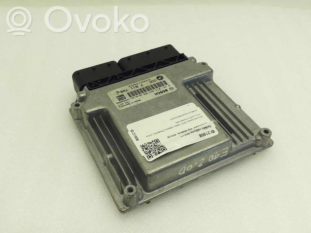 BMW 3 E90 E91 Variklio valdymo blokas 