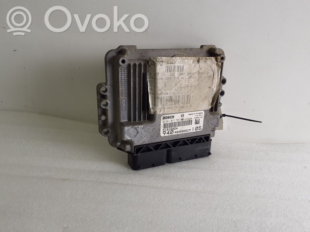 Alfa Romeo Giulietta Engine control unit/module 